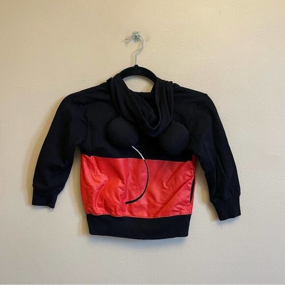 Disney 4T (Boys) Mickey Mouse eat Hoodie black Fandom casual comfy - Picture 5 of 7